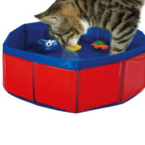 Cat Pool with toys Ø 30x11cm